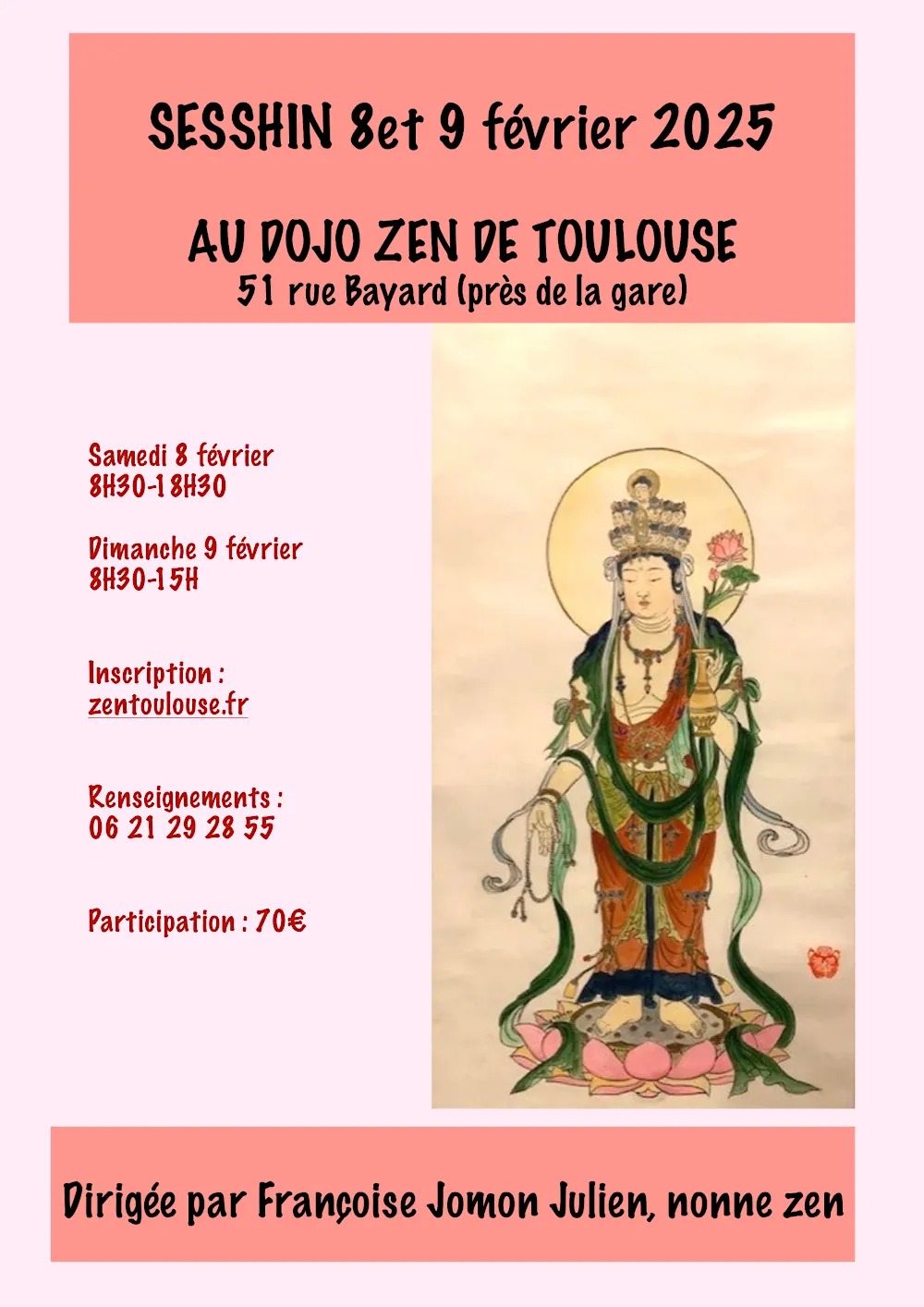 8 9 fevrier 2025sesshin Toulouse